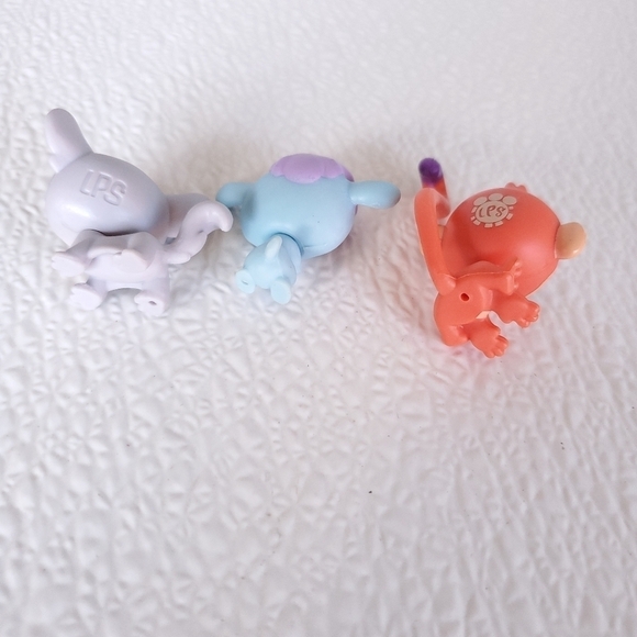 Littlest Pet Shop 3 Piece Monkey | Goat | Gliderman - Picture 3 of 3